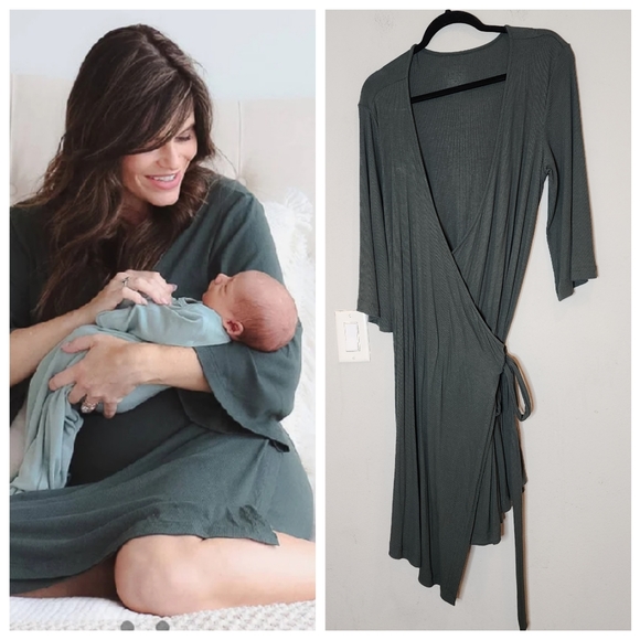 Caden Lane Intimates & Sleepwear Caden Lane Maternity Green Ribbed